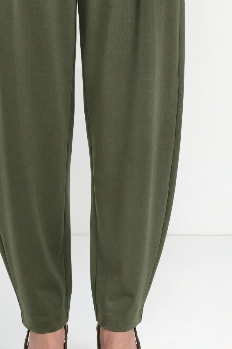 RICHROYAL Weite Hose T Peach Blattgrün