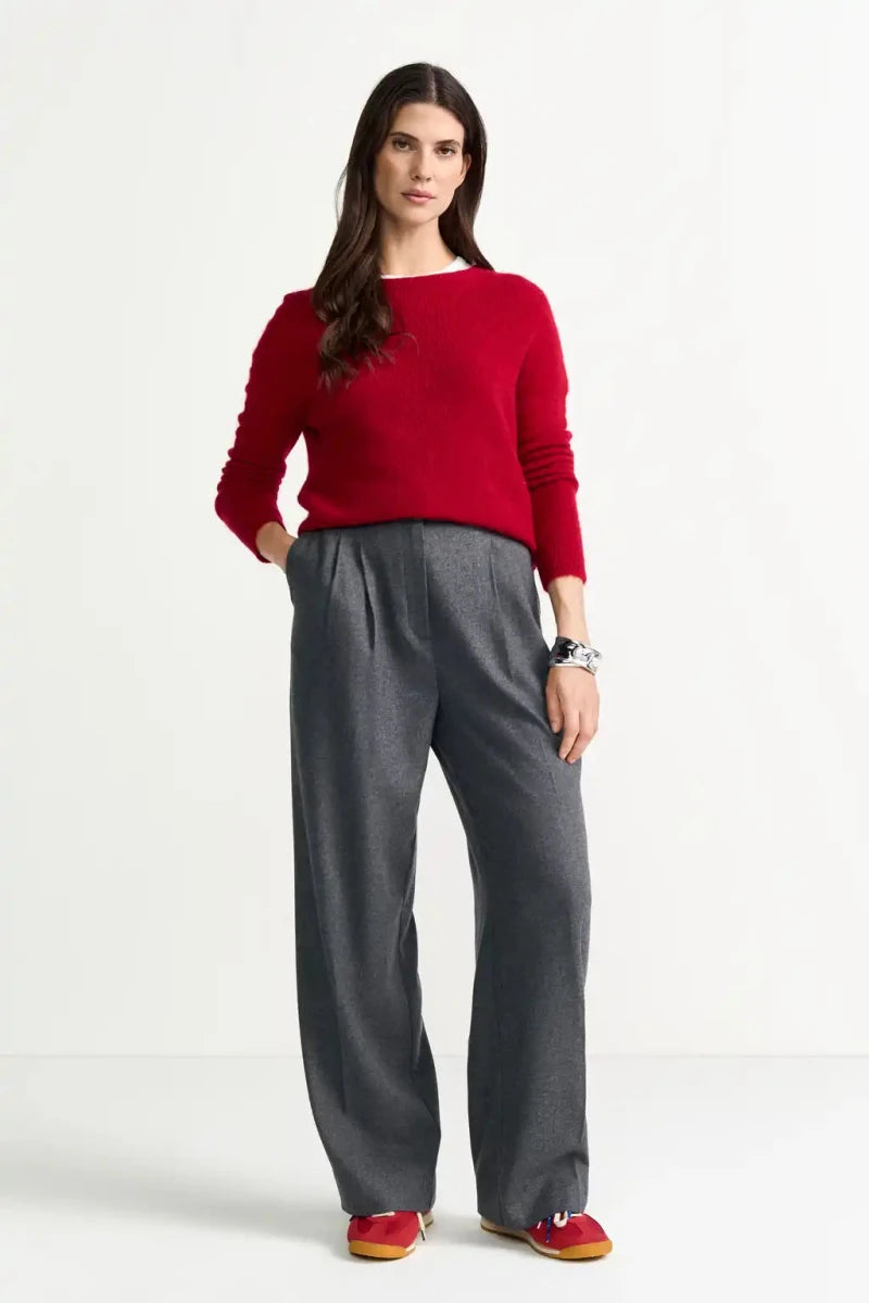 RICHROYAL Cozy Crew Neck Sweatshirt in der Farbe holiday red