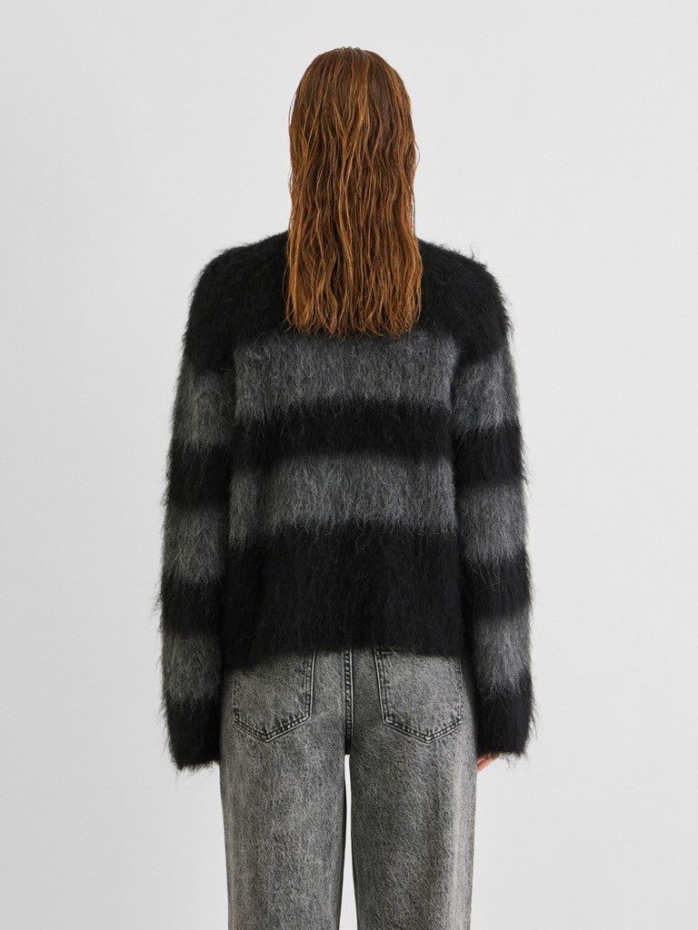 Rouge Edit Pullover Rouaria Meteorite Dark Grey Mélange