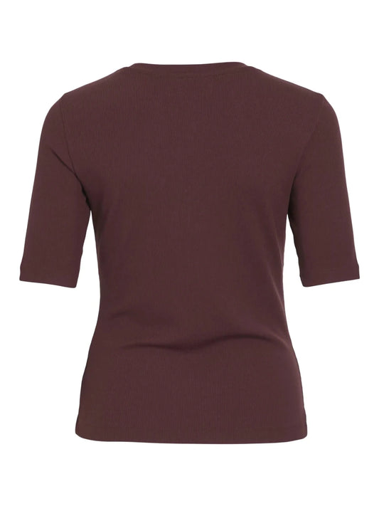 Rouge Edit Rouhelena 2/4 O - Neck TEE Shirt