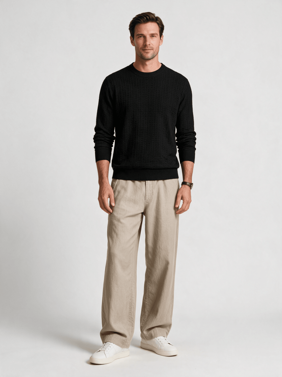 Strellson Adrian-RM Schwarz – Herren Pullover