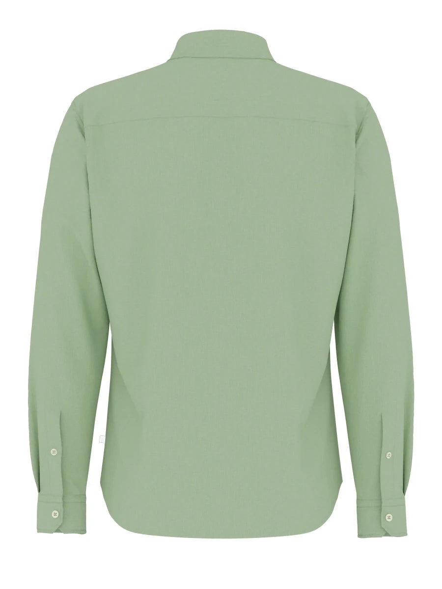Strellson Leinenhemd Light Pastel Green