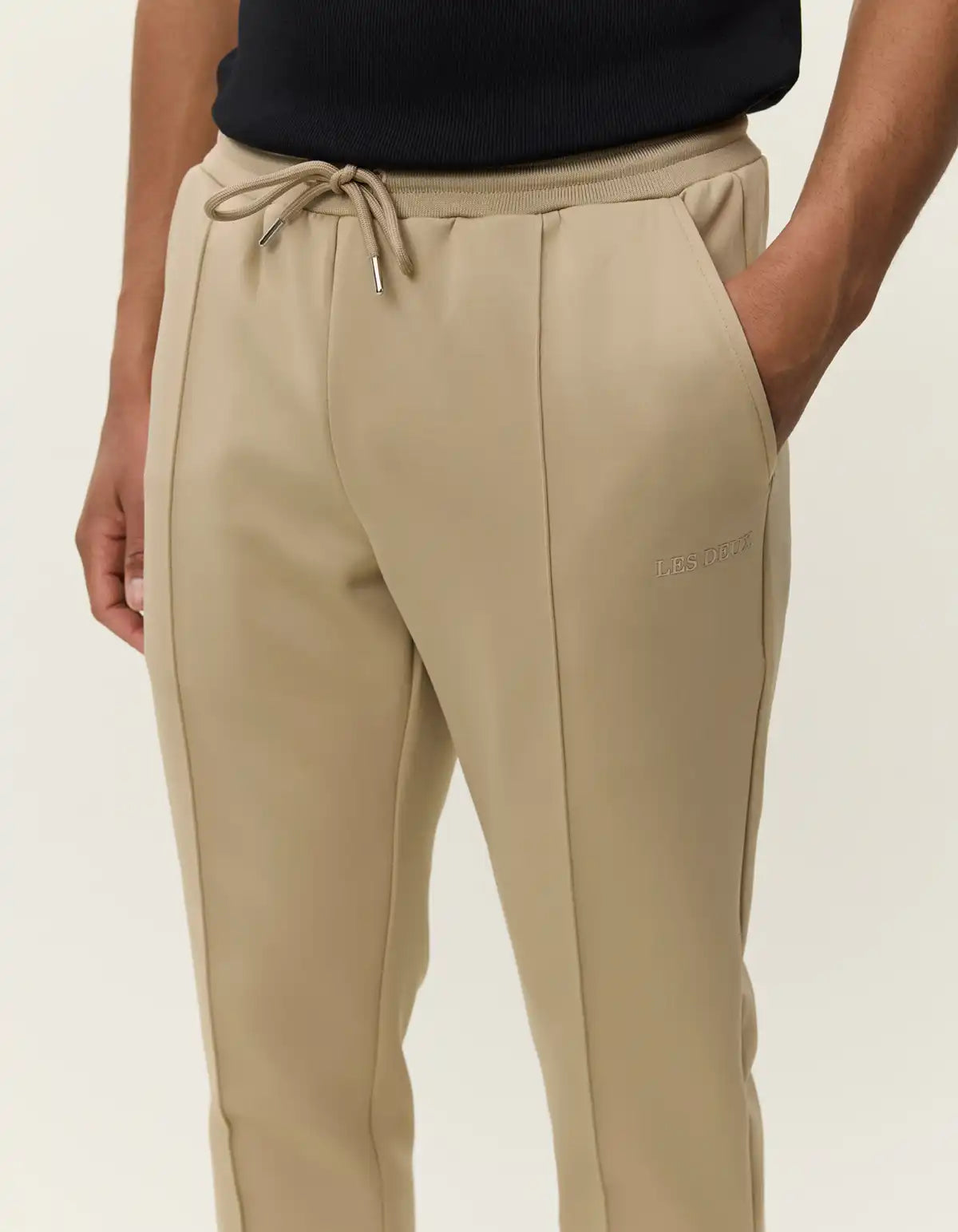 Les Deux Ballier Track Pants Dark Sand