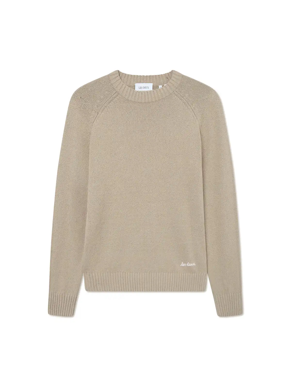 Les Deux Pullover Brad in der Farbe Dark Sand