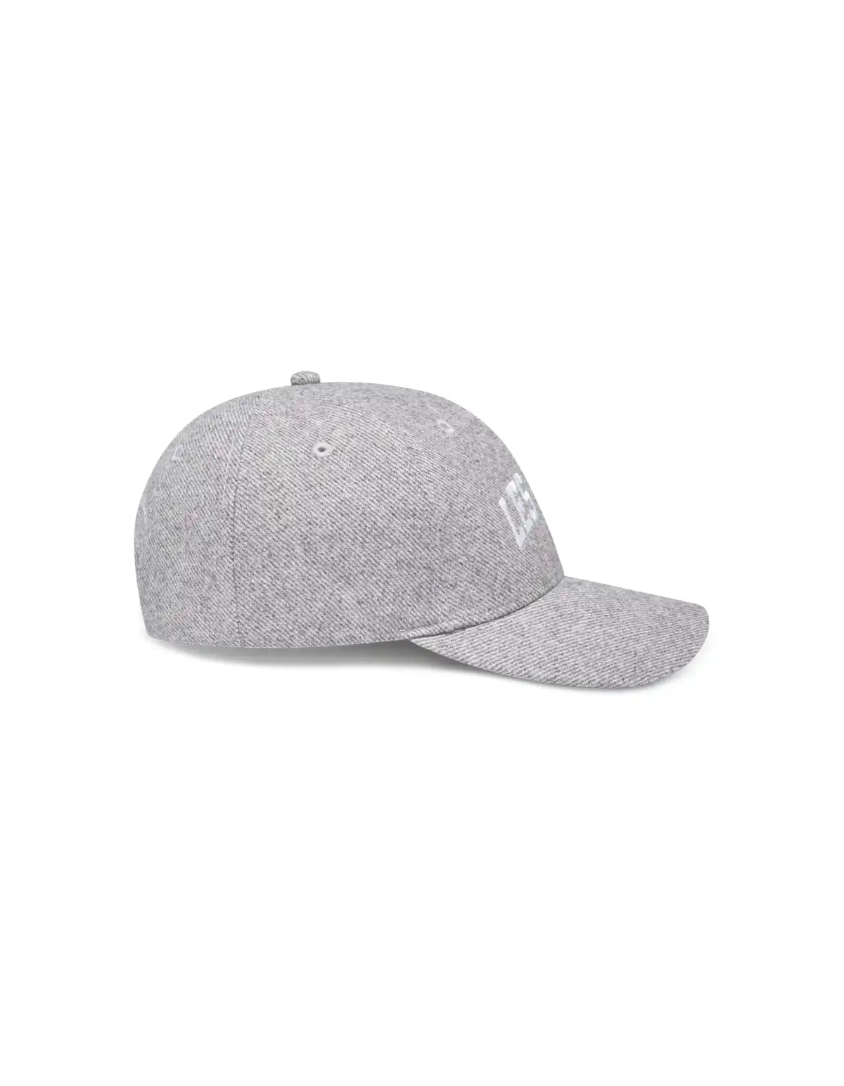 Les Deux Wool Baseball Cap in der Farbe Grey Melange