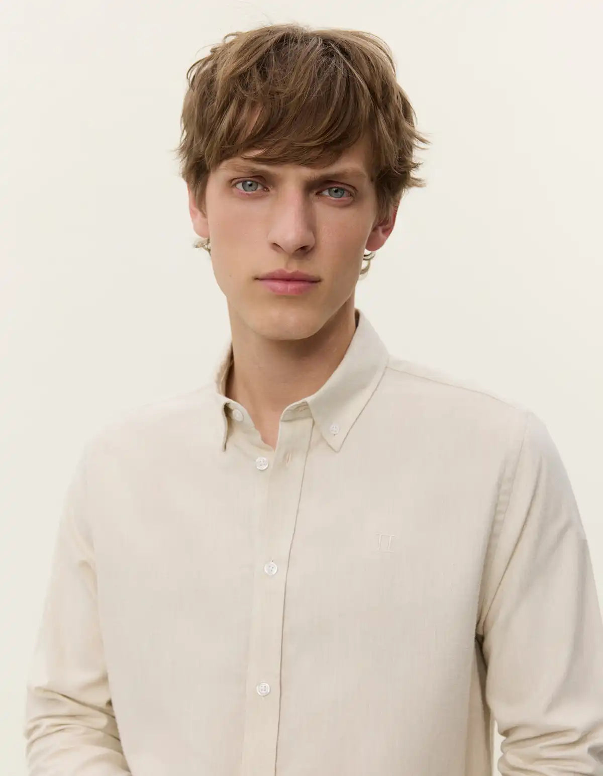 Les Deux Hemd Desert Reg in der Farbe Ivory