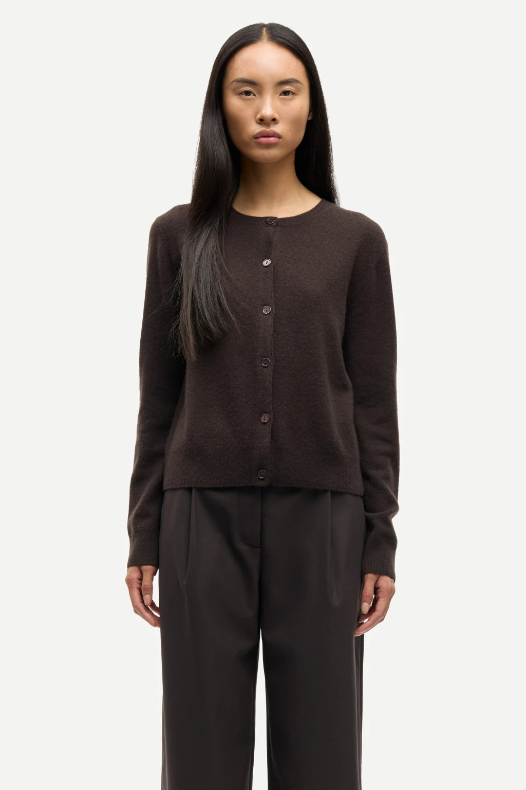 Samsoe Samsoe Saboston Cardigan Black Coffee