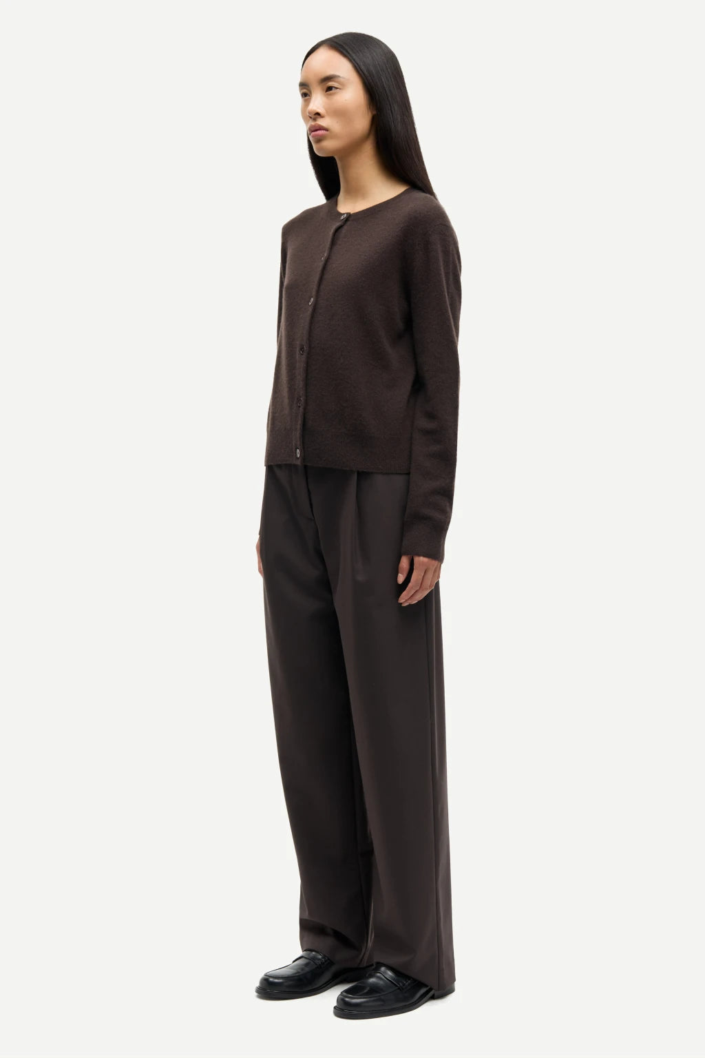 Samsoe Samsoe Saboston Cardigan Black Coffee