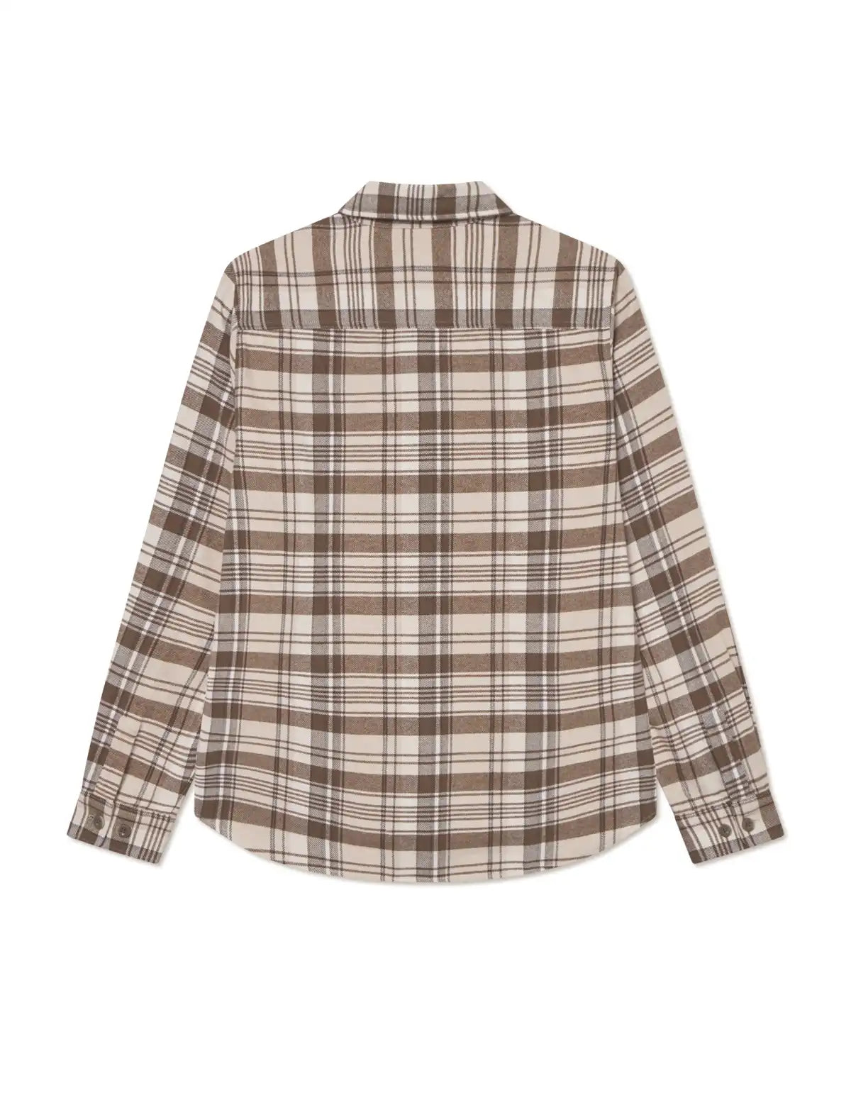 Les Deux Hemdjacke Lennon Check in der Farbe Irish Cream Beige