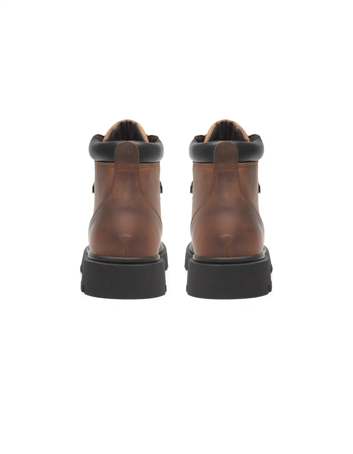 Les Deux Schnürstiefel Braun