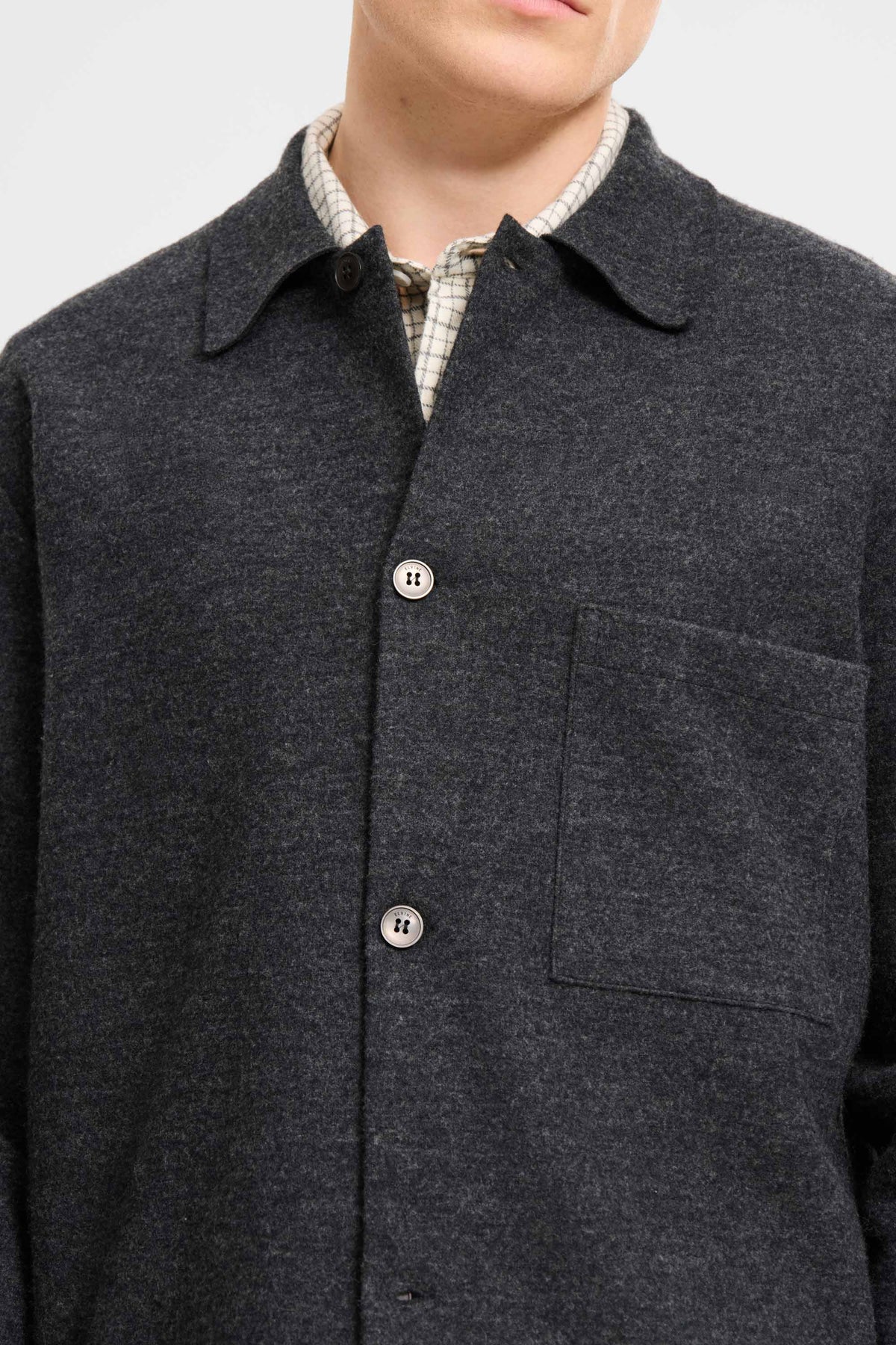 Elvine Herren Pullover Jens in Dunkelgrau meliert