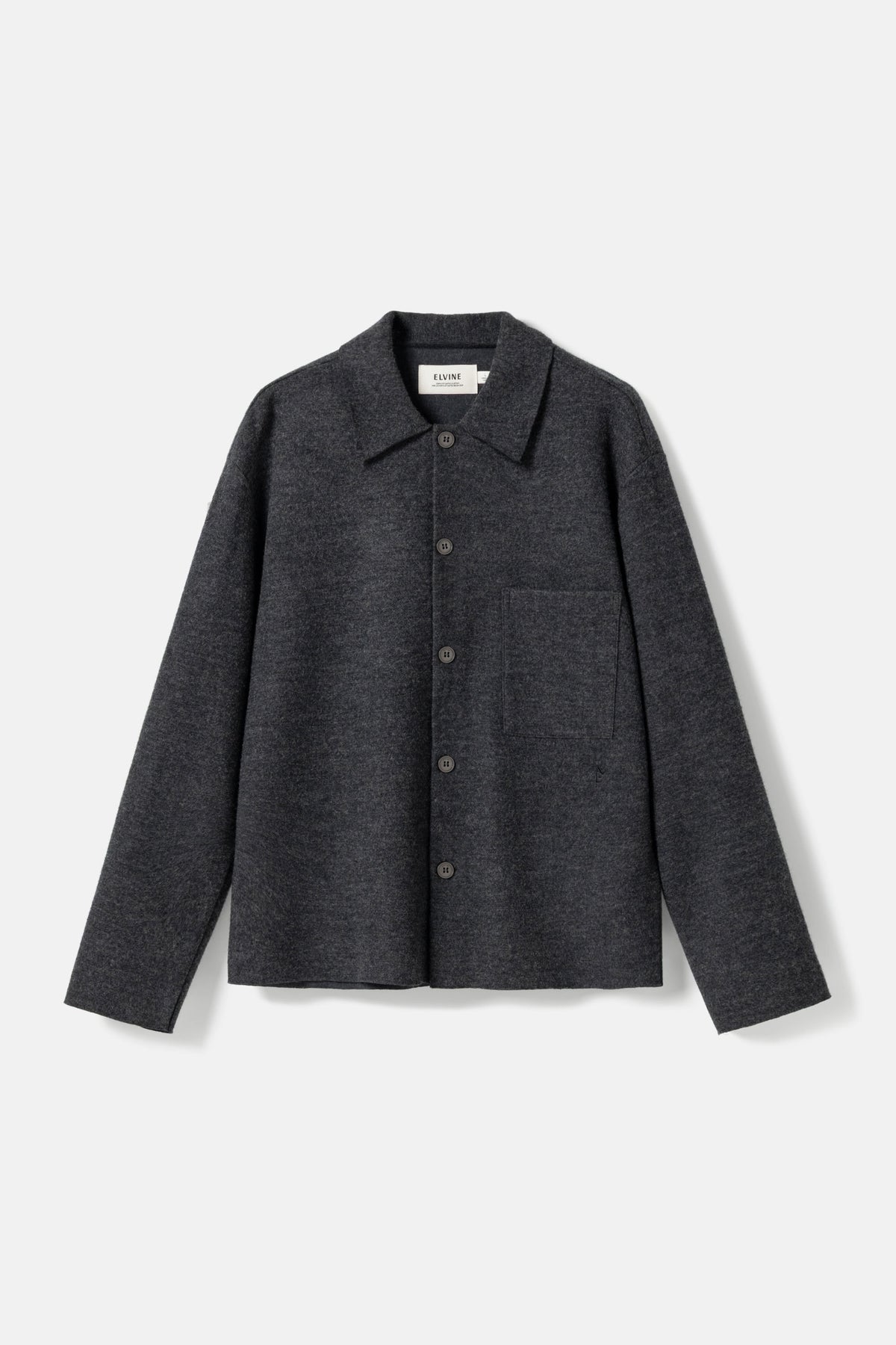 Elvine Herren Pullover Jens in Dunkelgrau meliert