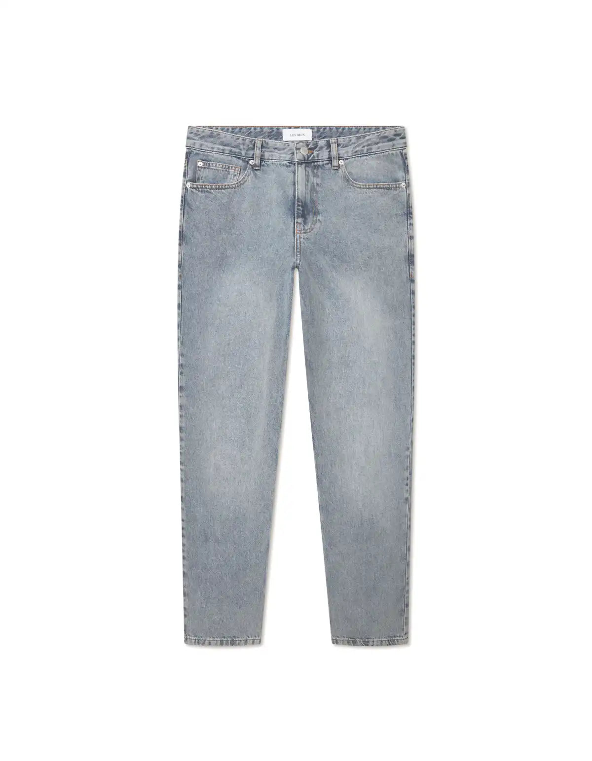 Les Deux Ryder Washed Denim Jeans Light Indigo Wash 458