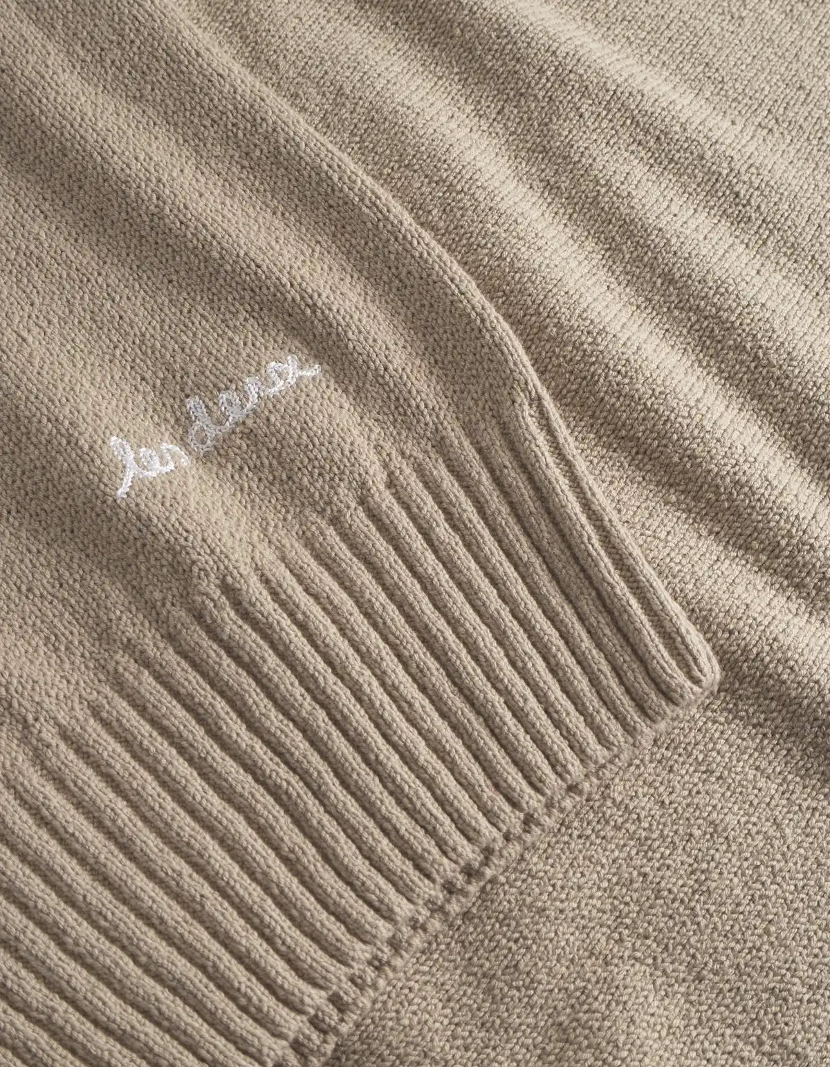 Les Deux Pullover Brad in der Farbe Dark Sand