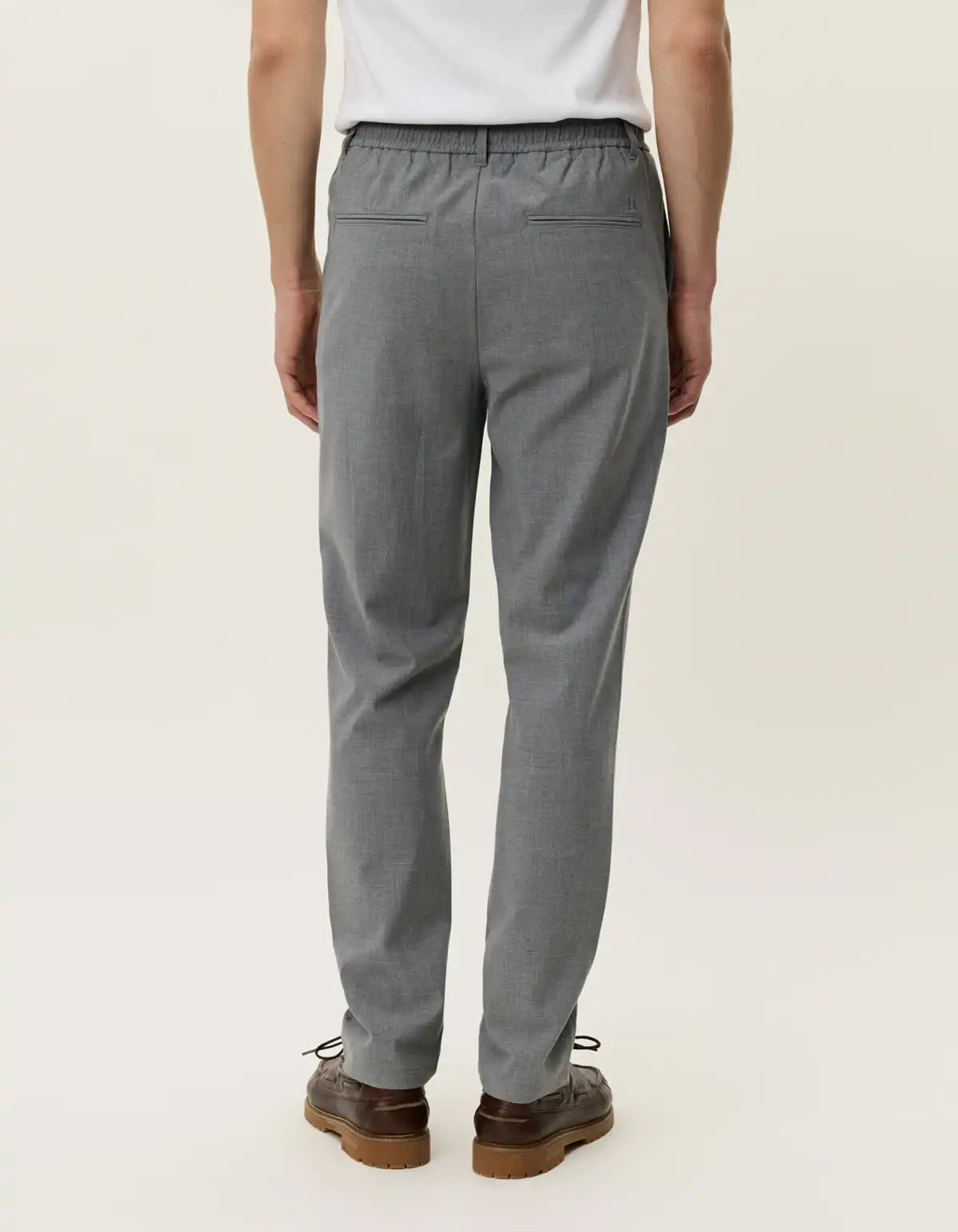 Les Deux Como Tapered Texture Hose Grey Melange 320