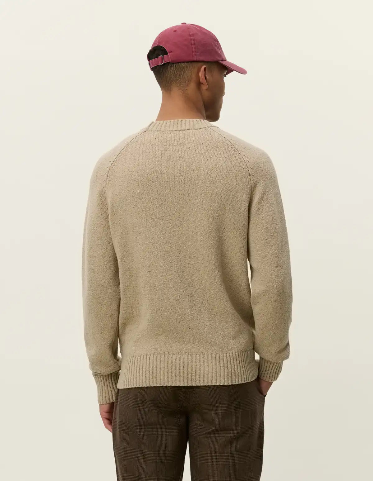 Les Deux Pullover Brad in der Farbe Dark Sand