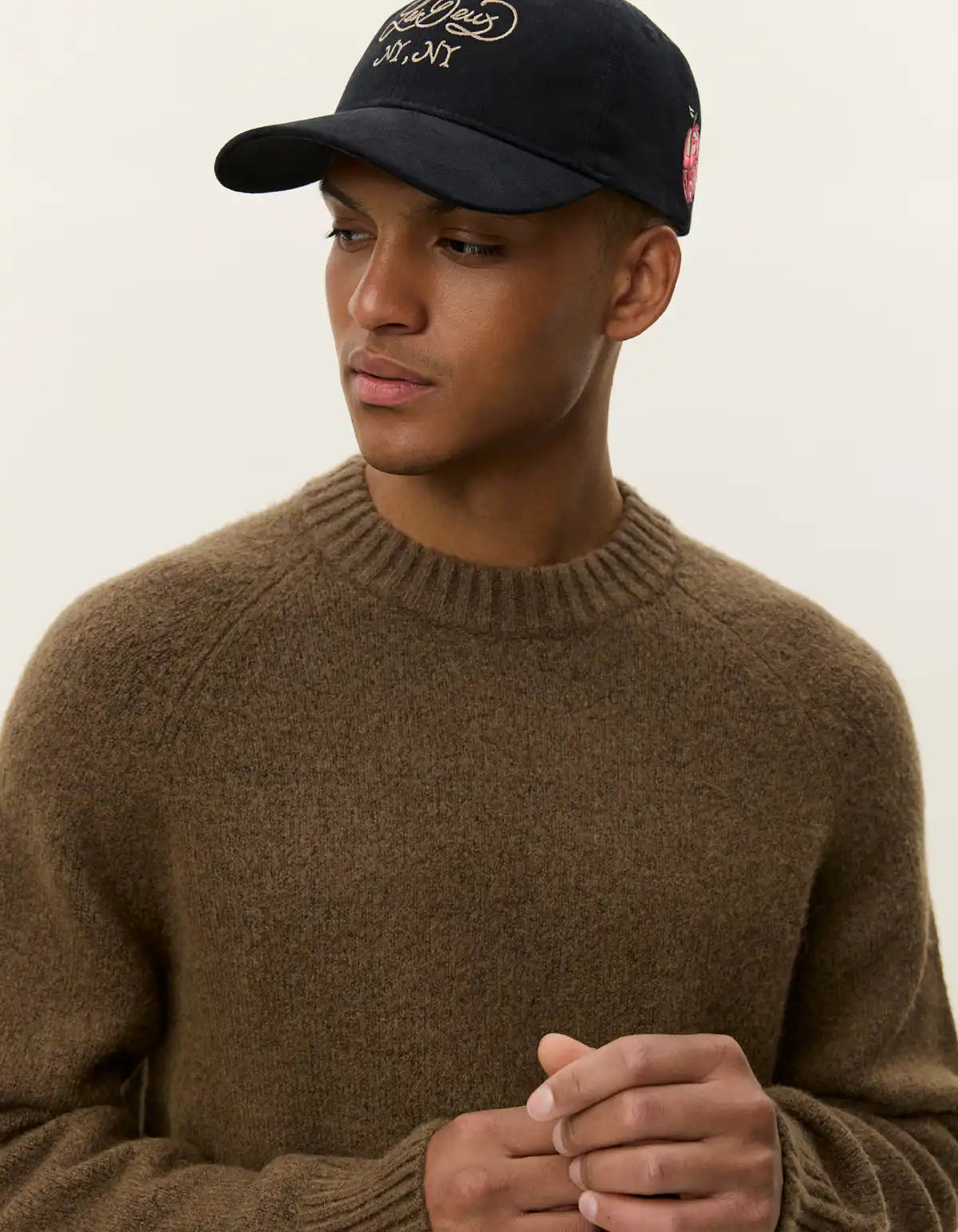 Les Deux Pullover Gilbert in der Farbe Teak Brown