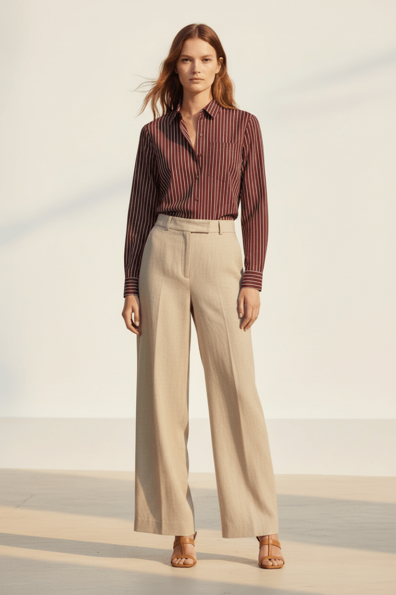 Vila Damen Bluse Vidarma Langarm Regular Shirt - Port Royale Bright White