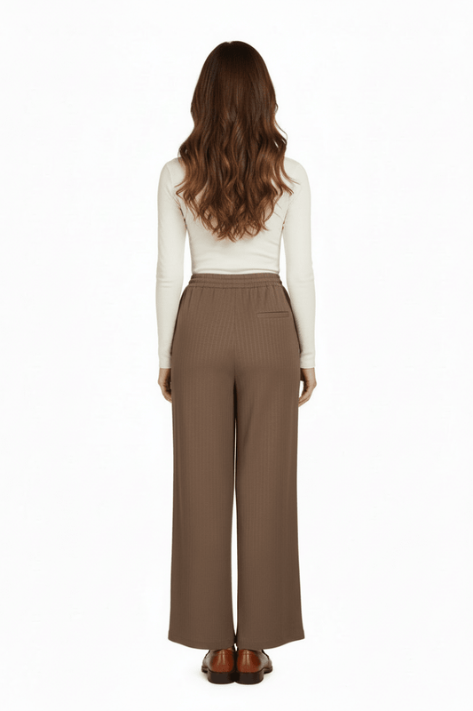 VILA Hose VIZINA HW PANTS/PB/1 - Cub