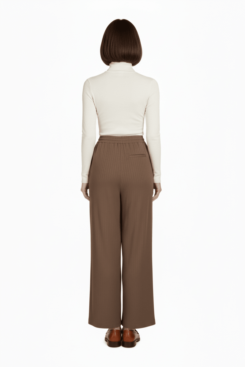 VILA Hose VIZINA HW PANTS/PB/1 - Cub