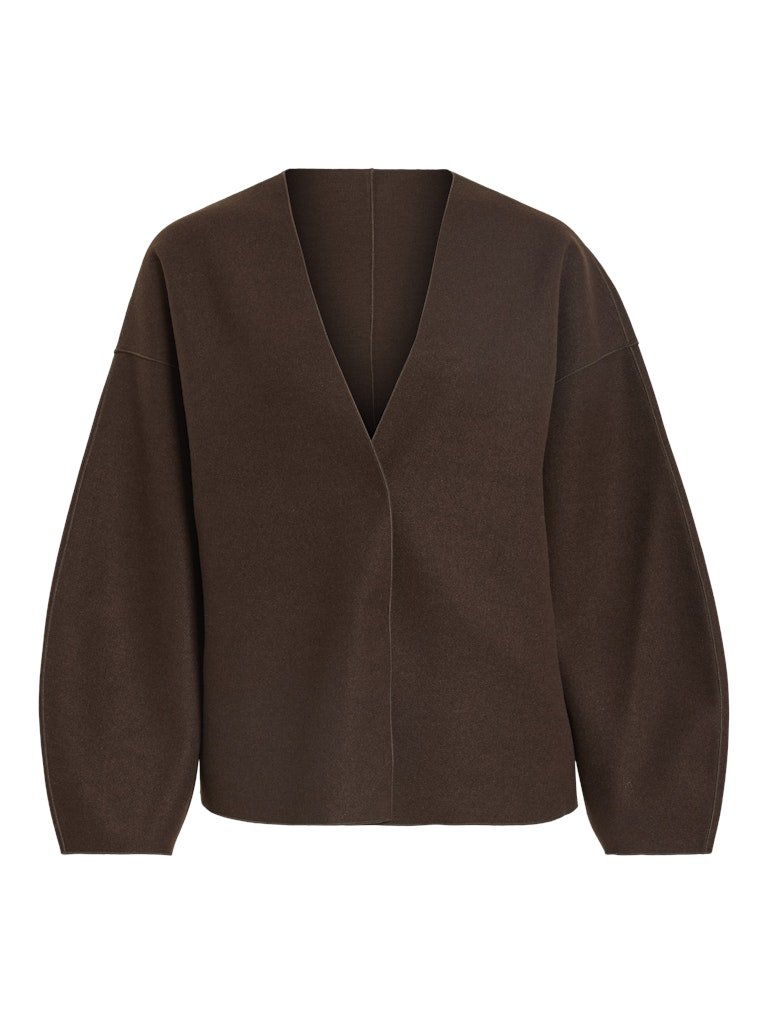 Vila Jacke Loose Fit Langarm Coffee Bean