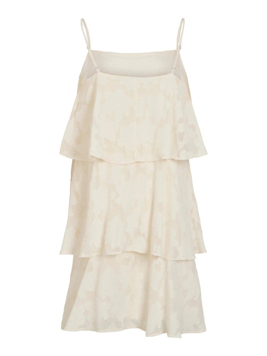 Vila kurzes Damenkleid VIELANOR mit Trägern - Birch