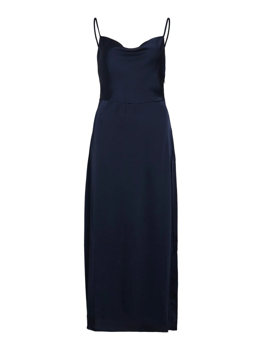 Vila langes Kleid Viravenna Strap Ankle Dress - Navy Blazer