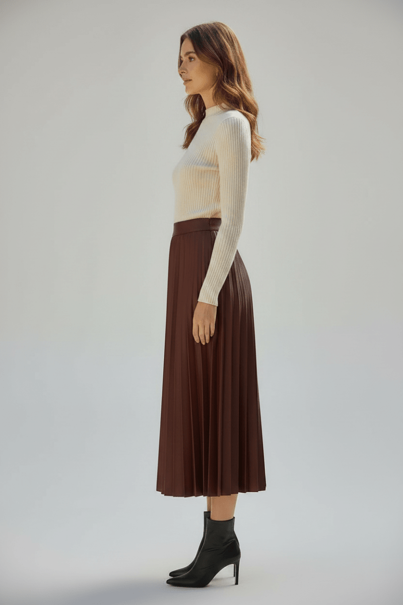 Vila Midirock Vinitban Midi Skirt - Noos - Port Royale