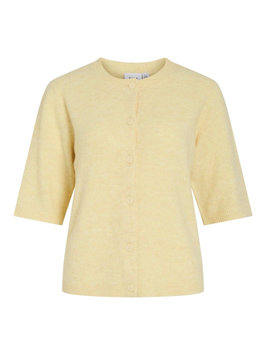 Vila O - NECK KNIT CARDIGAN Viliga in der Farbe Pastel Yellow
