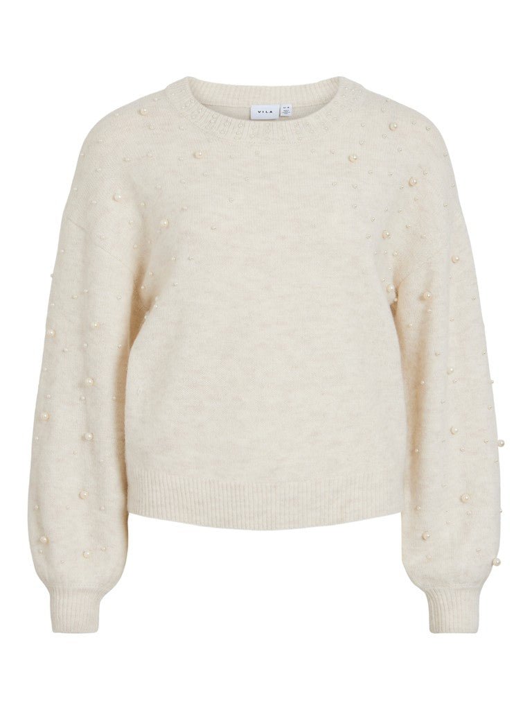 Vila Pullover Vikaia in Super Light Natural Melange