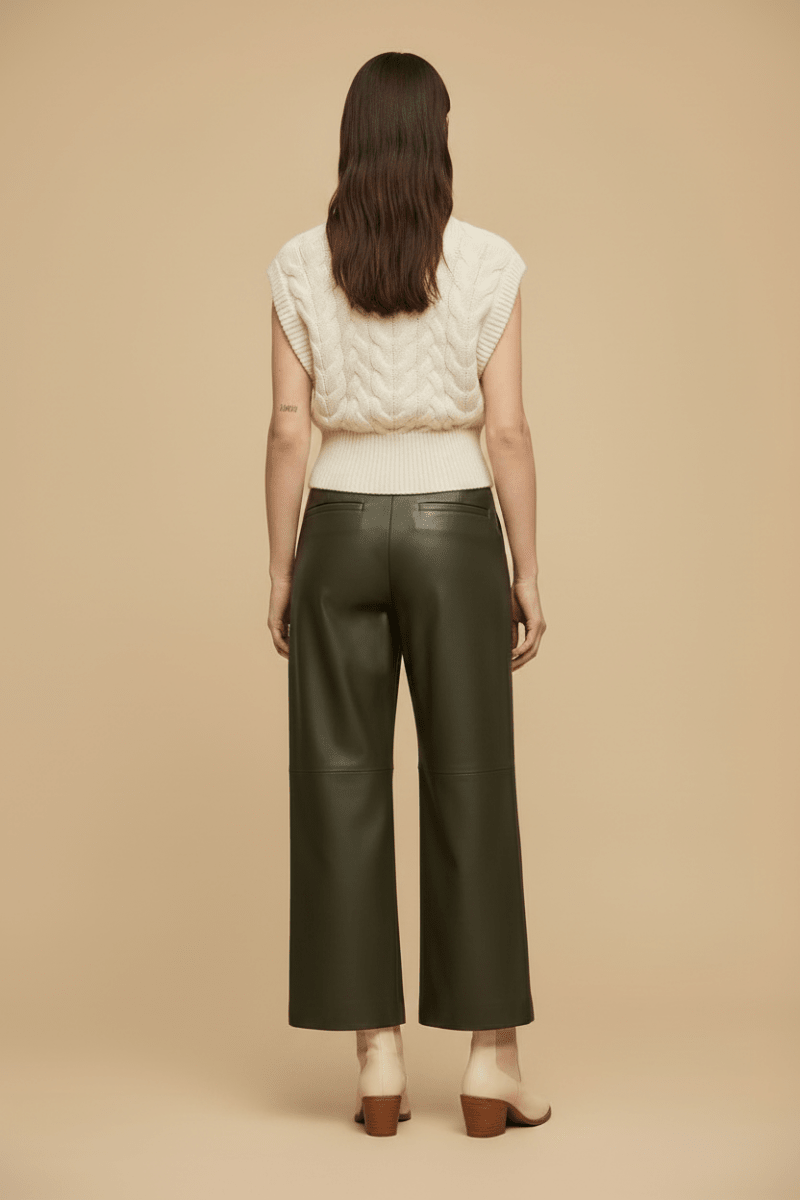 Vila Rouge Roucalia O-neck Knitted Vest in der Farbe Birch