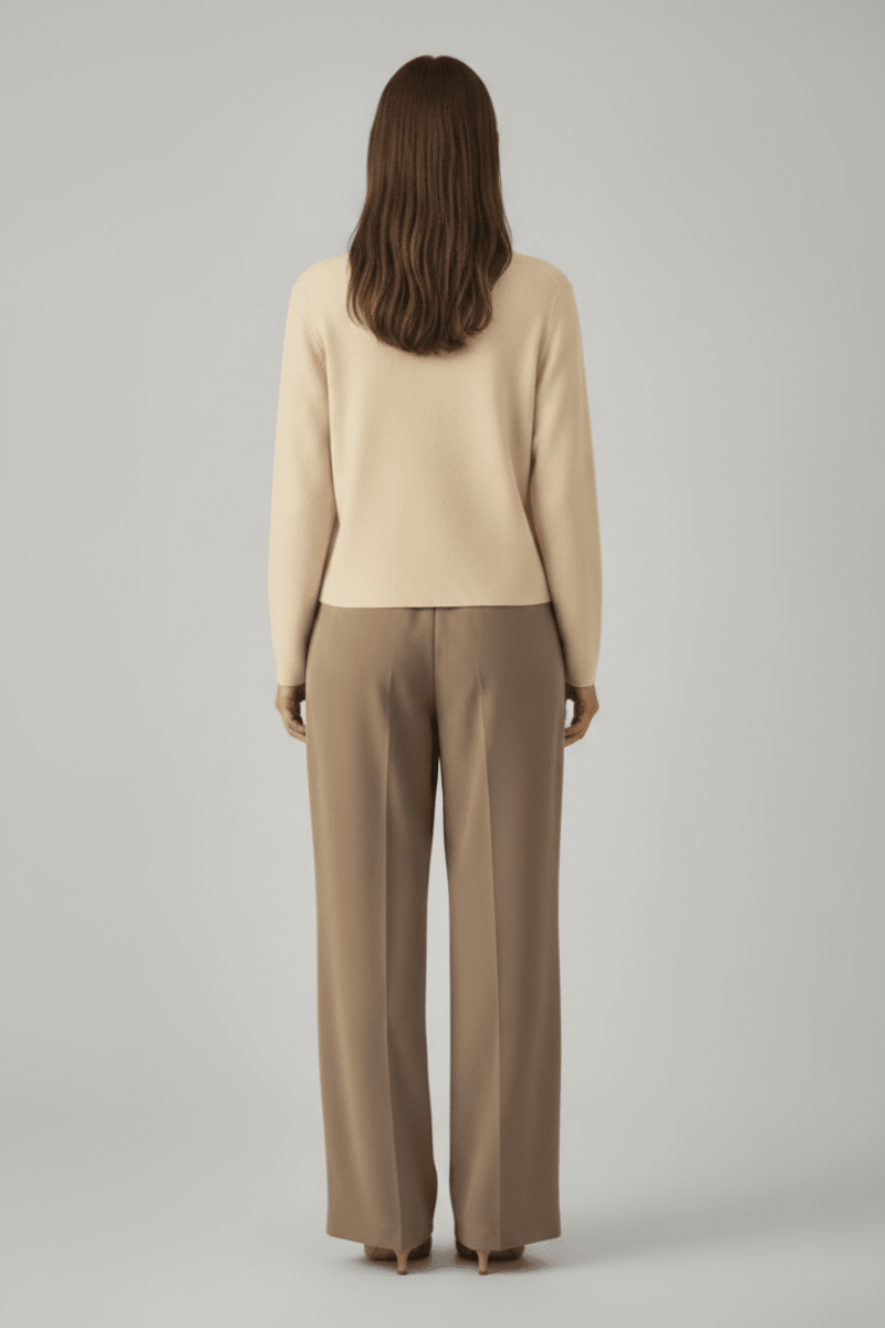 Vila Strickjacke Langarm Strick Super Light Natural Melan