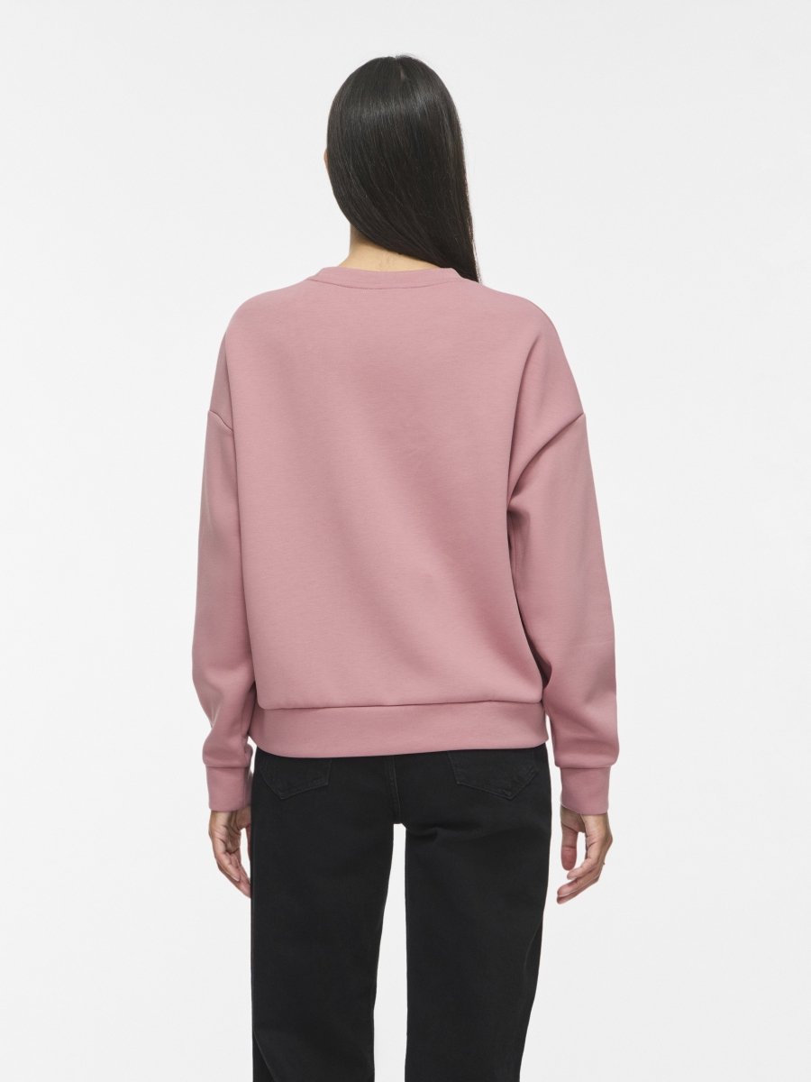 Vila Sweatshirt VIREFLECT mit Stickerei langarm in Nostalgia Rose