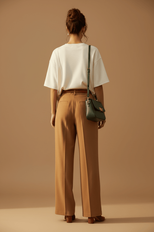 Vila T-Shirt Rundhals 3/4-Arm Sweat Birch