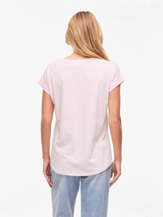 Vila T-Shirt Vidreamers in der Farbe Cherry Blossom NOOS