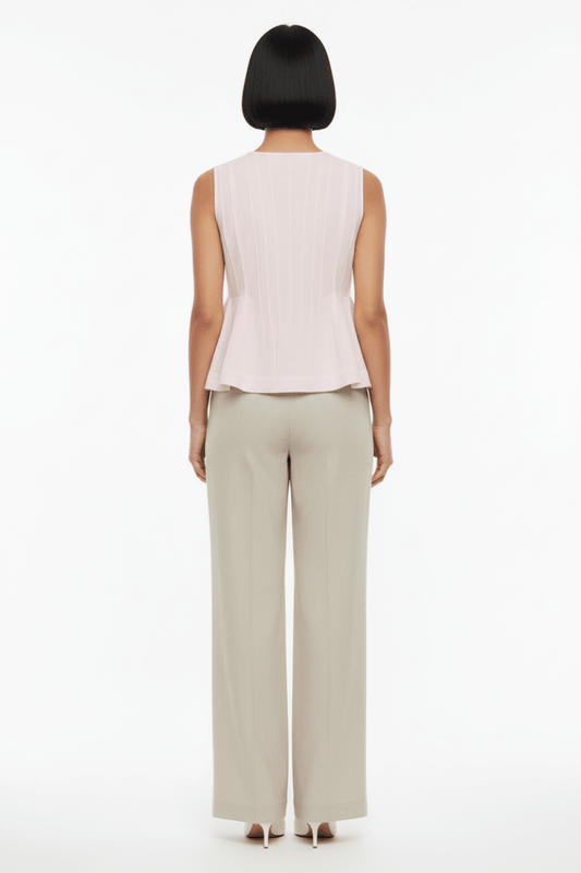 VILA Top VIJIMBA O - NECK S/L TOP - Cherry Blossom