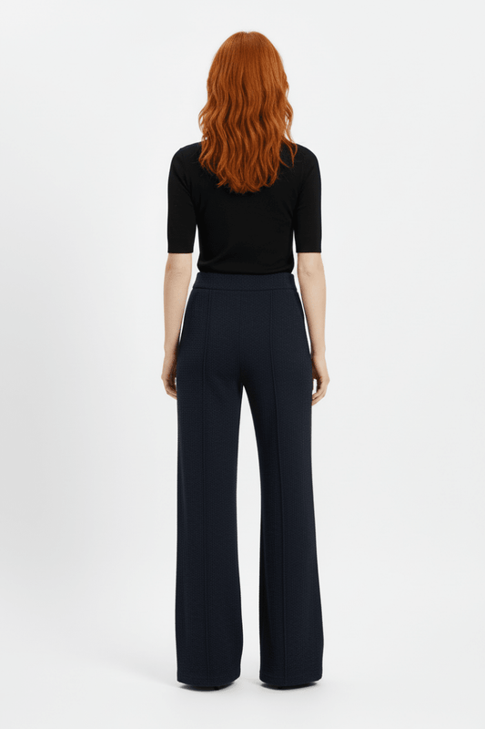 Vila Viamyna Hw Wide Pants in der Farbe Navy Blazer