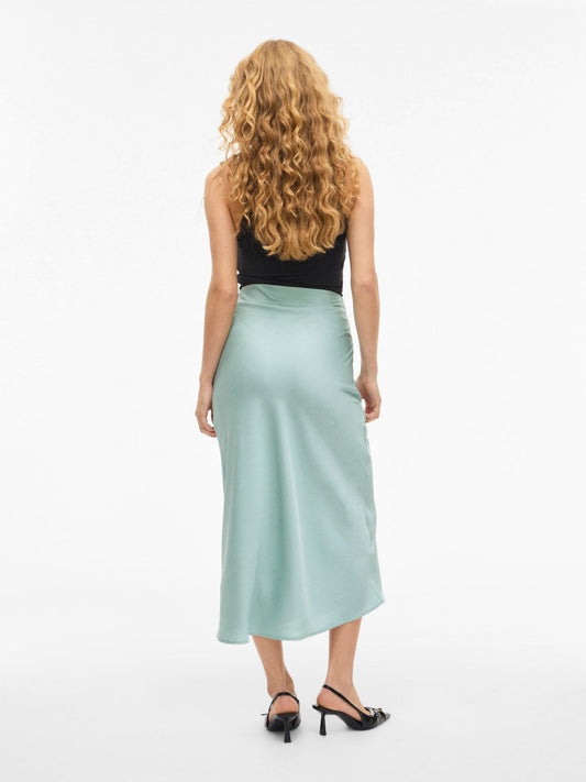 Vila Viellette HW Midi Rock in der Farbe Blue Surf