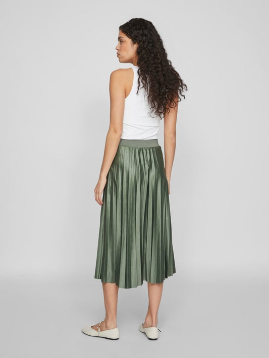 Vila Vinitban Midi Skirt in der Farbe Laurel Wrath