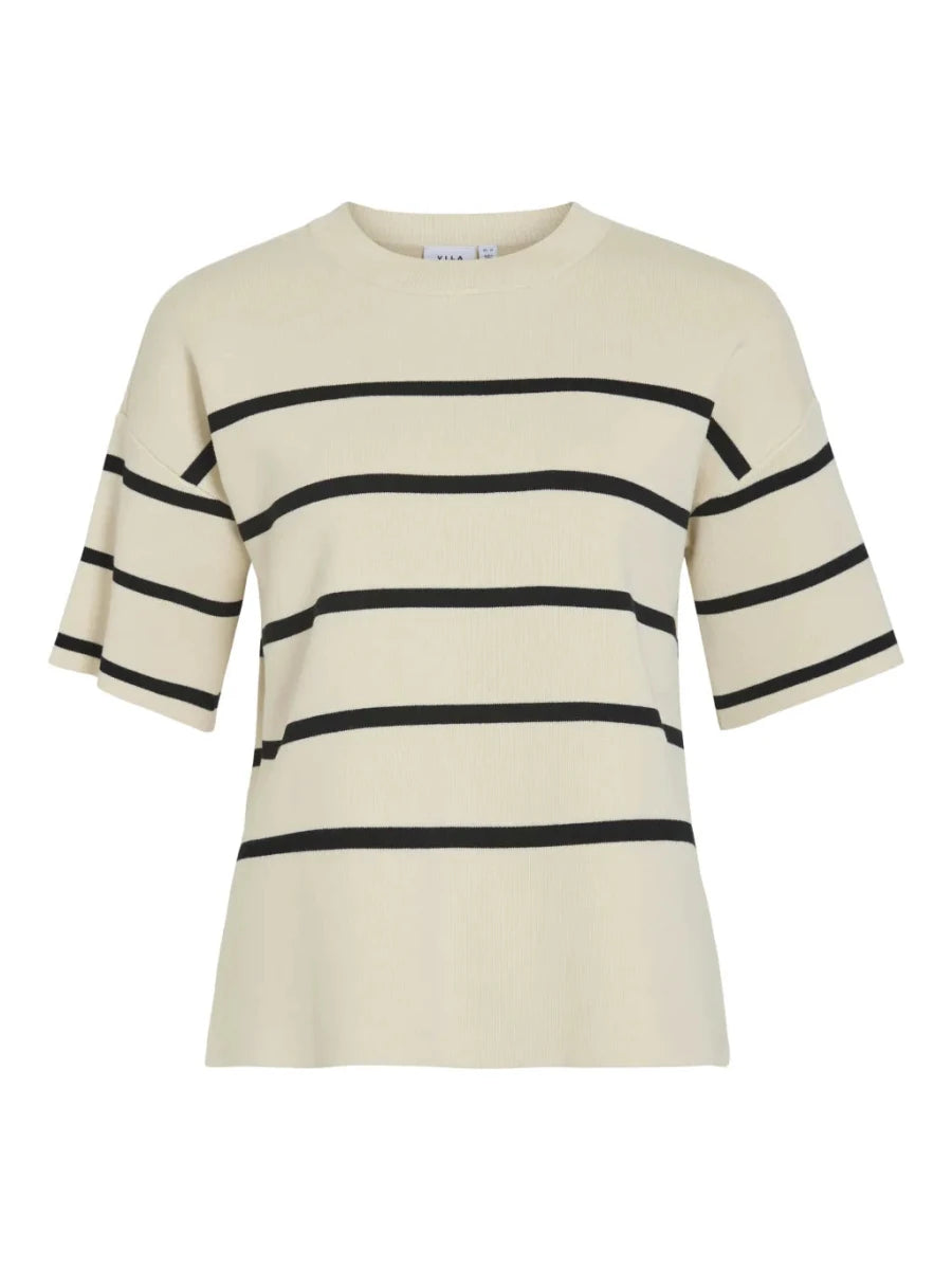 Vila Viostria O - Neck Top 2/4 in der Farbe Beige