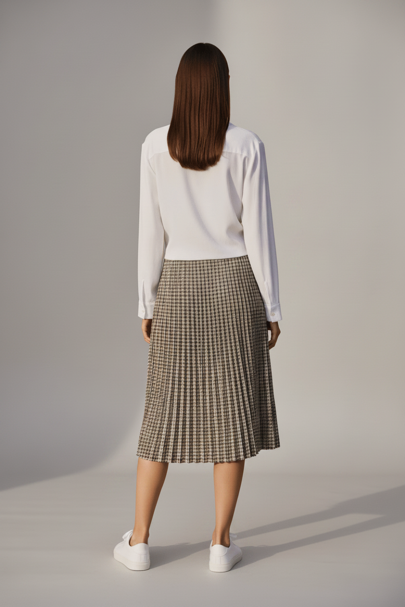 YAYA Gekötete Bluse mit passendem ärmellosen Top Pure White