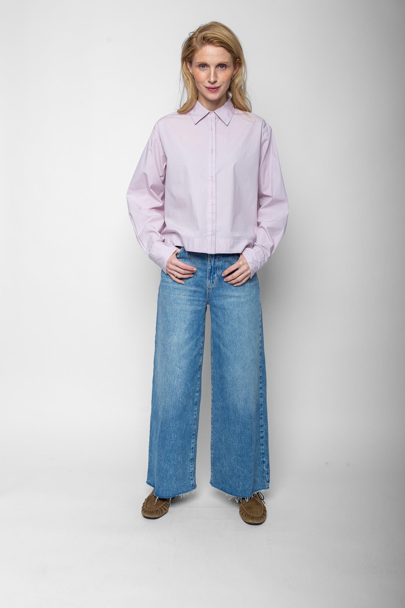 Emily Van Den Bergh Damenbluse in der Farbe Rosenholz