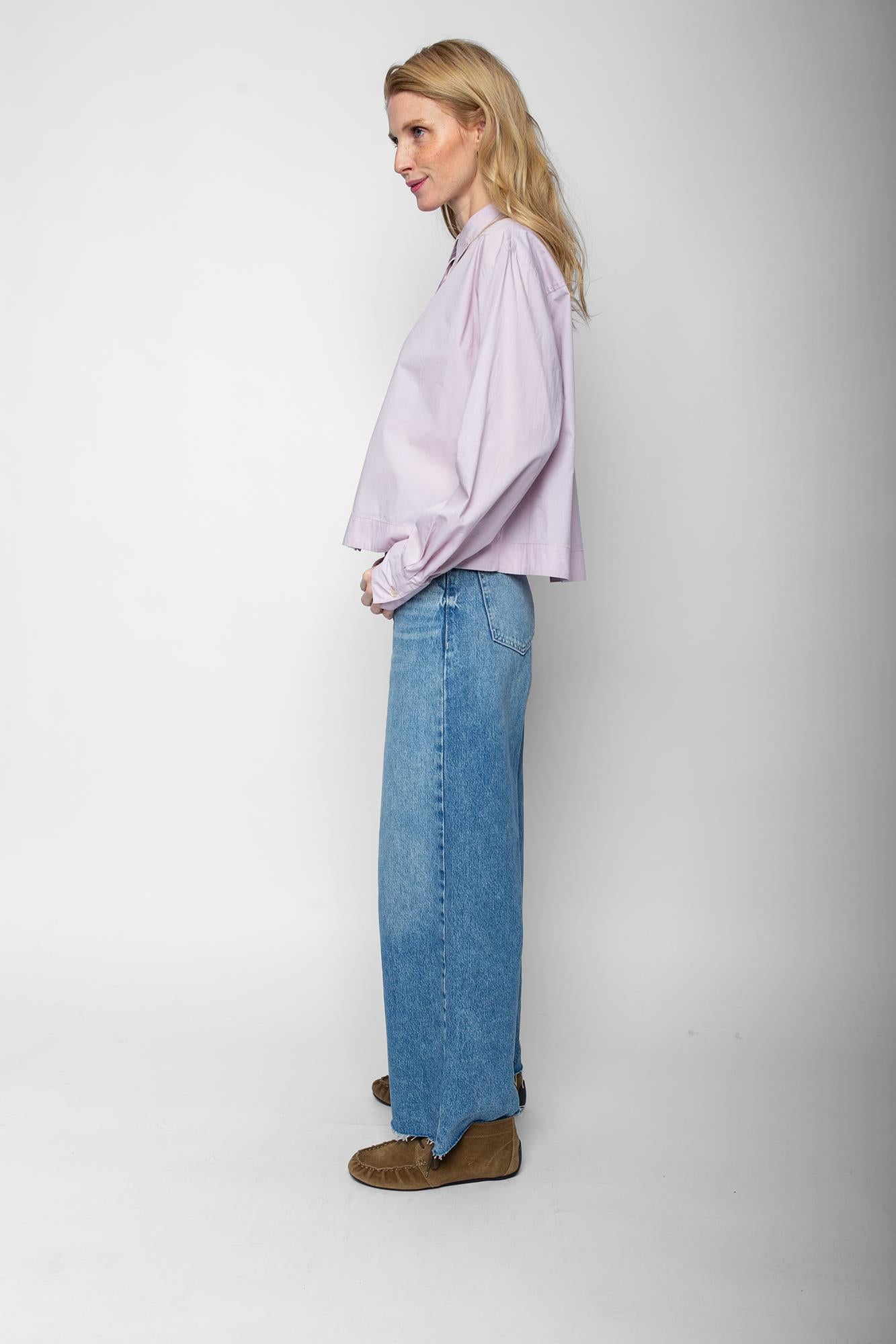 Emily Van Den Bergh Damenbluse in der Farbe Rosenholz