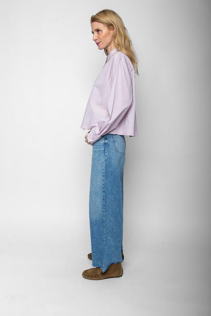 Emily Van Den Bergh Damenbluse in der Farbe Rosenholz