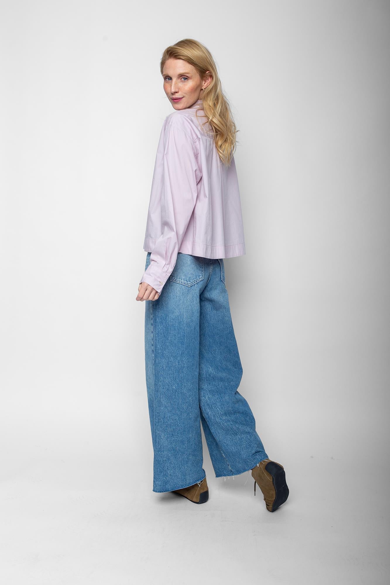Emily Van Den Bergh Damenbluse in der Farbe Rosenholz