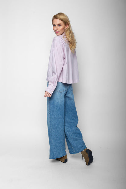 Emily Van Den Bergh Damenbluse in der Farbe Rosenholz