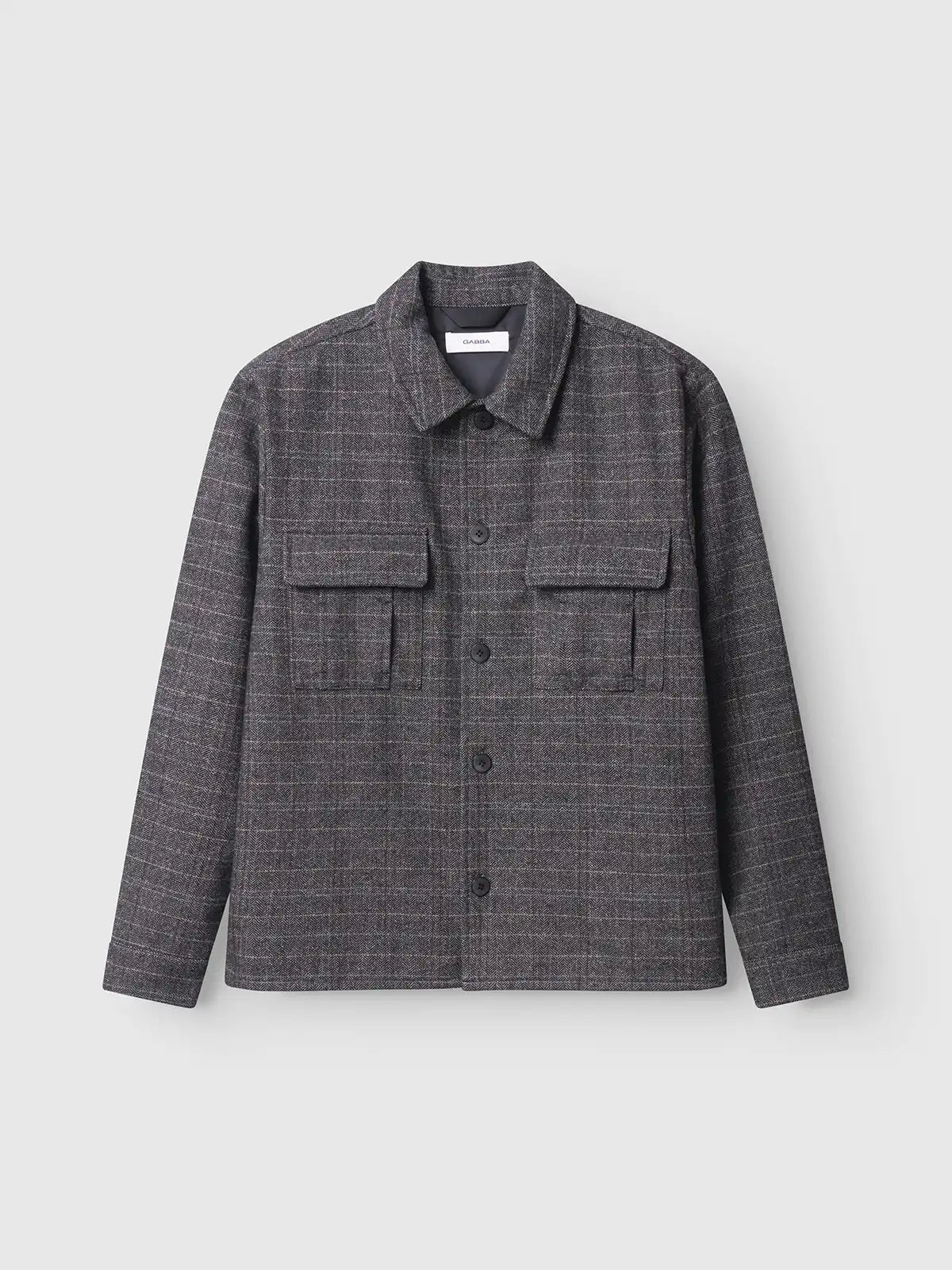 Gabba Hemdjacke Flap Tishi in der Farbe Brown Check