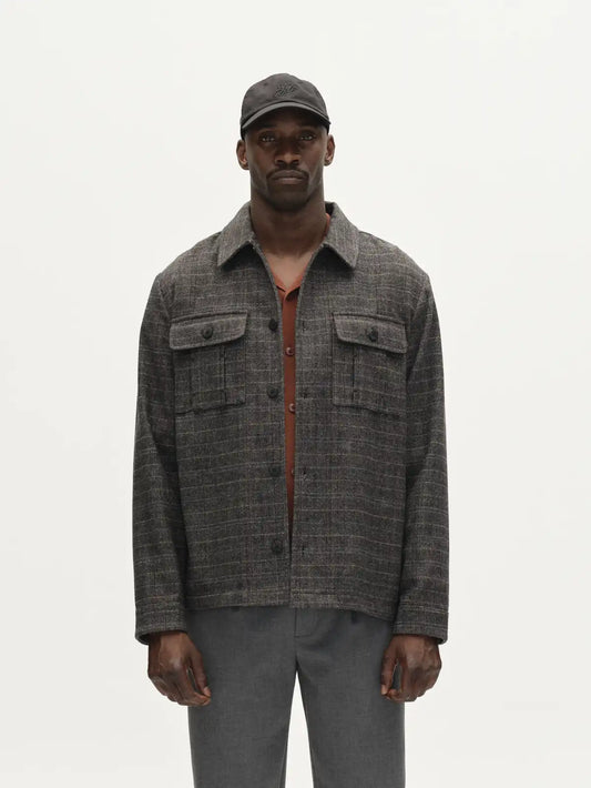 Gabba Hemdjacke Flap Tishi in der Farbe Brown Check