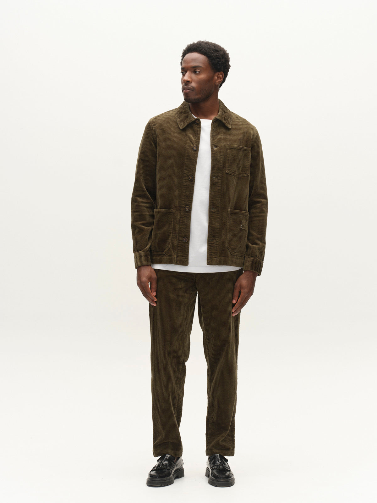 Gabba GABbeta Ibre LS Overshirt in der Farbe Forest Night