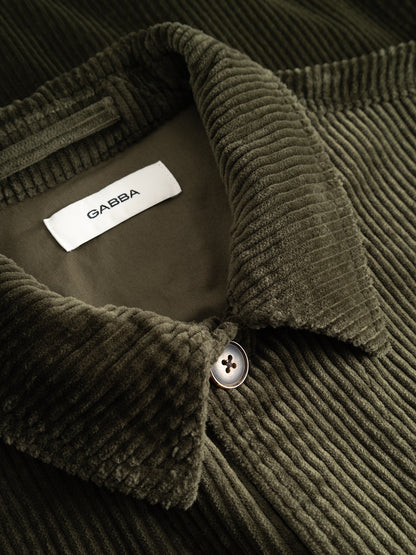 Gabba GABbeta Ibre LS Overshirt in der Farbe Forest Night
